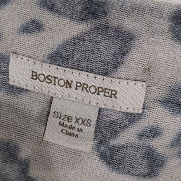 Boston Proper Embellished Leopard Print Cardigan size XXS - Picture 5 of 9